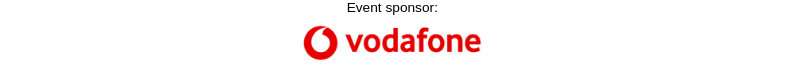 event sponsor Vodafone