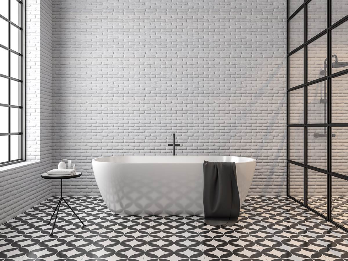 Bathroom tile variations 