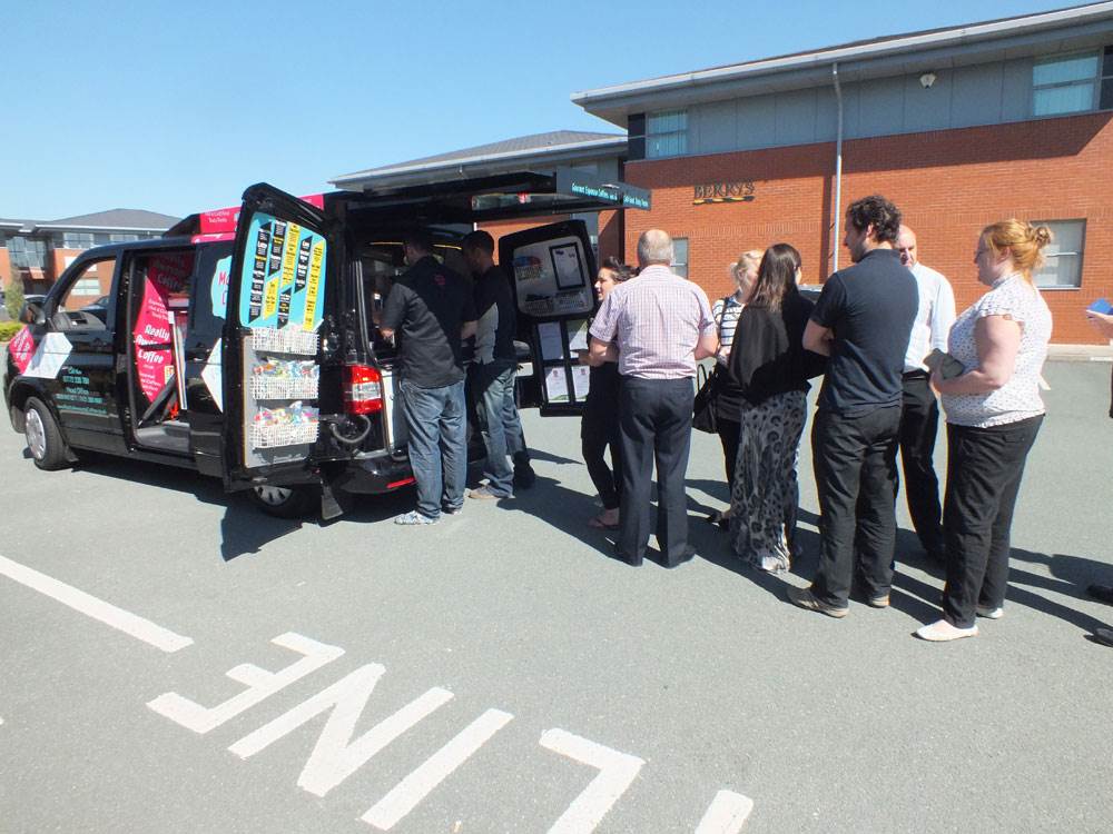 Coffee Van Queue